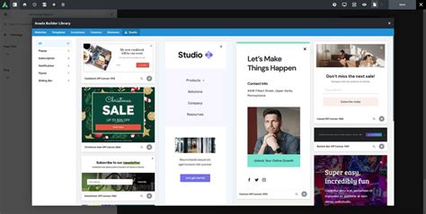 How To Use The Off Canvas Builder .